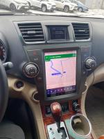 Магнитола для Toyota Highlander 2 XU40 2007-2013 (без JBL) - Teyes TPRO 2 монитор 9.7" QLED в стиле "Тесла" на Android 10, Быстрая, 4G SIM-слот