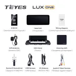 Магнитола для Mazda 3 BM, Axela 2013-2019 - Teyes LUX ONE 360 монитор 12.3", Android 10, CarPlay, 4G SIM-слот, 6/128 ГБ, 4 камеры в комплекте