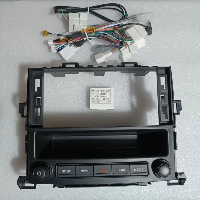 Магнитола для Toyota Alphard H20, Vellfire 2008-2014 (без усилителя)- Kuberg SF-1269-1 монитор 12.5" в стиле LEXUS на Android 13, Быстрая, CarPlay, 4G SIM-слот