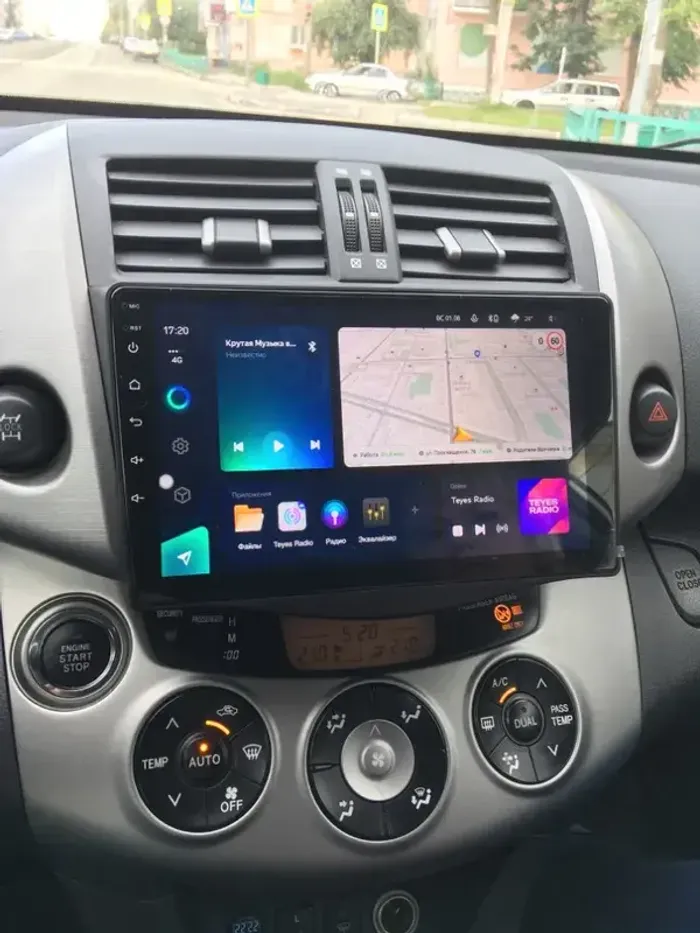 Магнитола для Toyota RAV4 30 2005-2012, Vanguard - Teyes CC3 Android 10, ТОП процессор, 4/32 Гб, CarPlay, SIM-слот