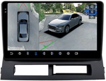 Магнитола для Toyota Prius 20 2003-2011 (наверх) - FarCar BX9-360-9613F2 монитор 9.5" 2K QLED на Android 13, 6Гб+128Гб, CarPlay, 4G SIM-слот, 4 камеры в комплекте