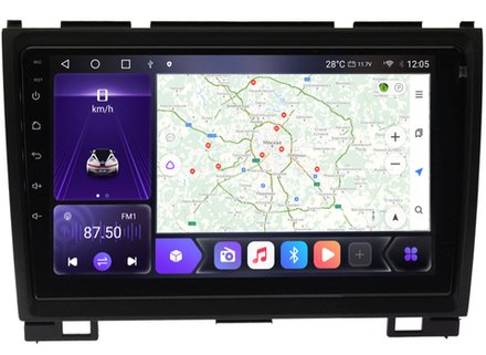 Магнитола для Great Wall Hover H3, H5 (круглые воздуховоды) - Kuberg OL-9803-NPQ QLed, Android 12, TS10, CarPlay, 4G SIM-слот