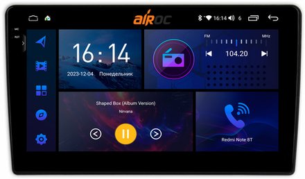 Магнитола для Hyundai H1 / Grand Starex 2007-2015 - AIROC 2K RI-2007 Android 12, QLed+2K, ТОП процессор, 8/128Гб, CarPlay, SIM-слот
