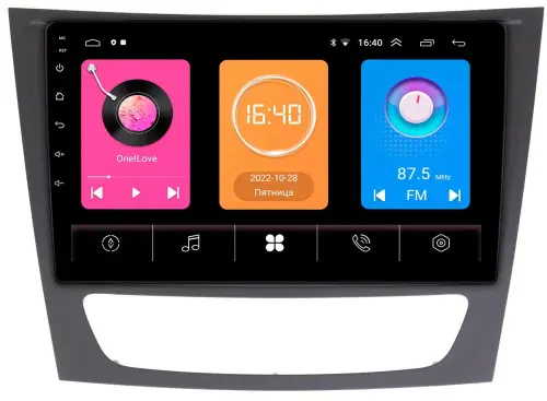 Магнитола для Mercedes-Benz E (W211) 2002-2010, CLS W219 -  GT9-451 на Android 10, 2ГБ-16ГБ