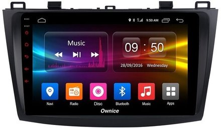 Магнитола для Mazda 3, Axela 2009-2013 - Kuberg OL-9507 IPS, Android 10, 8 ядер (TS18), 4G SIM-слот