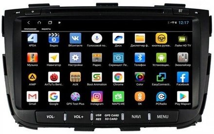 Магнитола для KIA Sorento 2 XM 2012-2020 c экраном климата снизу - Parafar PF224XHDDVD на Android 11, 8-ядер, 4/64ГБ, 4G SIM-слот