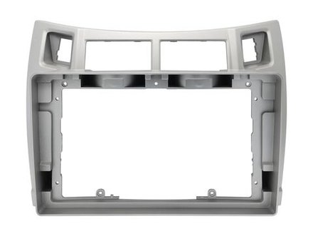 Комплект рамки с разъёмами 9" Toyota Yaris/Vitz P90 2004-2010 серебро тип 1