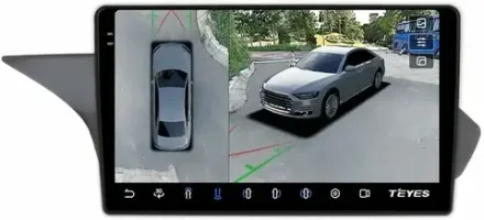 Магнитола для Mercedes-Benz E-класс W212 седан 2012-2015 NTG 4.5 (рамка 10) - Teyes CC3-2K-360 на Android 10, 2K QLED, 6Гб+128Гб, CarPlay, 4G SIM-слот, 4 камеры в комплекте