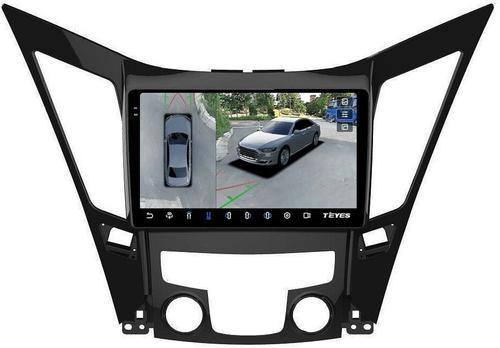 Магнитола для Hyundai Sonata 6 YF 2010-2013 - Teyes CC3-2K-360 на Android 10, 2K QLED, 6Гб+128Гб, CarPlay, 4G SIM-слот, 4 камеры в комплекте