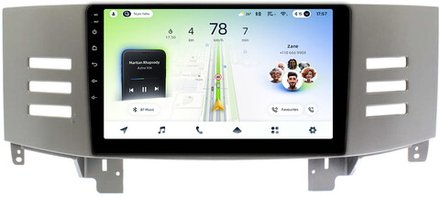 Магнитола для Toyota Mark X 120 2004-2009 (правый руль) - Teyes CC4L монитор 9" IPS на Android 14, Snapdragon 662, CarPlay, 4G SIM-слот