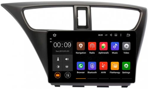 Магнитола для Honda Civic 9 2012-2015 (хэтчбэк) - AIROC 2K RX-1901 Android 13, QLed+2K,  ТОП процессор, 8/128, CarPlay, SIM-слот