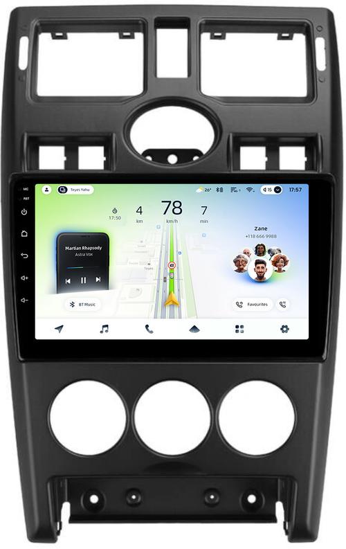 Магнитола для Lada Priora 2007-2013 (рамка черная тип 1) - Teyes CC4L-DTS монитор 9" IPS, Android 14, Быстрая, Snapdragon 662, CarPlay, 4G SIM-слот