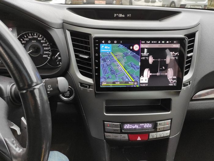 Магнитола для Subaru Legacy 5, Outback 4 2009-2014 (левый руль, рамка черная) - Teyes CC2 PLUS на Android 10, ТОП процессор, 4Гб+64Гб, 4G SIM-слот