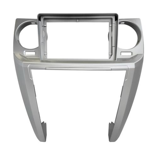 Комплект рамки с разъёмами 9"+can Land Rover Discovery 3 2007-2009 (острые углы)серебро