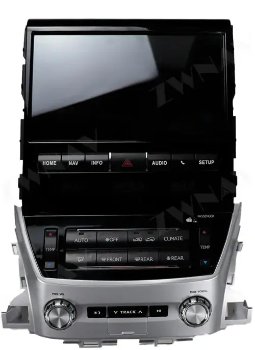 Магнитола для Toyota Land Cruiser 200 2015-2021 (top) - Kuberg ZF-7008-GE монитор 10" на Android 13, 8Гб+128Гб, CarPlay, 4G SIM-слот