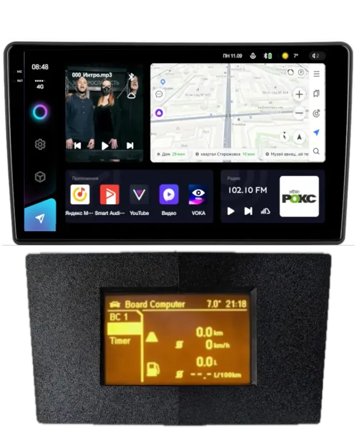 Магнитола для Opel Astra H (перенос БК вниз, черная) - Teyes CC3-2K QLed Android 10, ТОП процессор, SIM-слот, CarPlay
