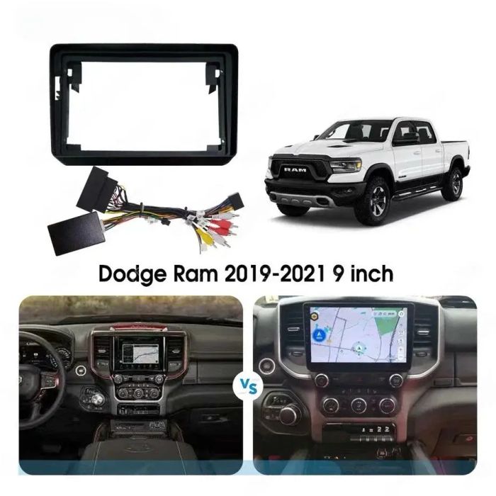 Магнитола для Dodge RAM 5 2018-2023+ - Kuberg SF-9265 QLed+2K, Android 12, TS10, CarPlay, 4G SIM-слот