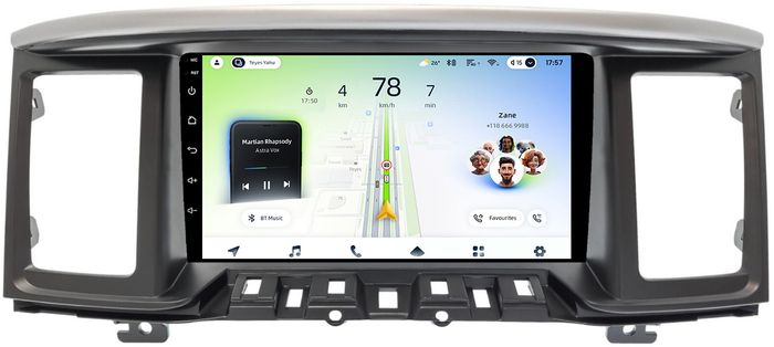 Магнитола для Nissan Pathfinder R52 2014-2017 (поддержка Bose и 360, рамка тип 2) - Teyes CC4L-DTS монитор 9" IPS на Android 14, Быстрая, Snapdragon 662, CarPlay, 4G SIM-слот