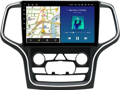 Магнитола для Jeep Grand Cherokee WK2 2013-2021 (взамен 8.4" экрана) - Teyes CC2 PLUS QLED 10" монитор на Android 10, ТОП процессор, 4G SIM-слот, 4/64 ГБ