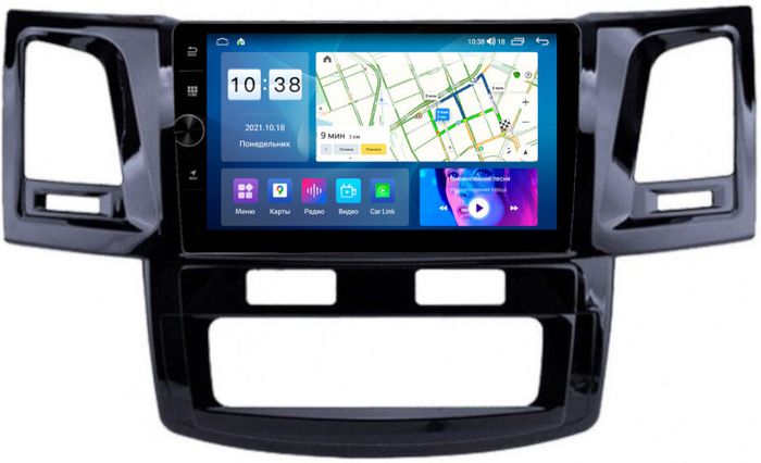 Магнитола для Toyota HiLux 2011-2015 - Parafar PF062FHDAV на Android 13, 8-ядер, 2Гб+32Гб, CarPlay, 4G SIM-слот