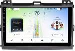Магнитола для Toyota Land Cruiser Prado 120, Lexus GX470 (экран климата внизу) - Teyes CC4L монитор 9" IPS на Android 14, Snapdragon 662, CarPlay, 4G SIM-слот