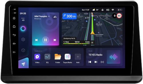 Магнитола для Mitsubishi Pajero 2 1991-2004 (взамен верхнего БК) - Teyes CC3L монитор 9" IPS на Android 10, CarPlay, 4G SIM-слот