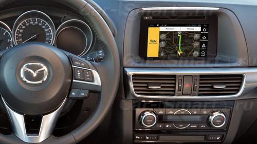 Навигационный блок для Mazda CX-5 2015-2017 (Mazda Connect) - Kuberg LT-MZD-655 на Android 9, 6-ядер и 3ГБ-32ГБ