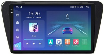 Магнитола для Skoda Octavia A7 2013-2020 - Parafar PF993LUX1U2K на Android 13, QLED+2K, ТОП процессор, 8Гб+128Гб, CarPlay, 4G SIM-слот