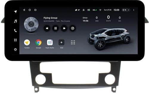 Магнитола для Ford S-Max, Galaxy 2 2006-2015 (климат) - Teyes LUX ONE ROUND монитор 12.3" 2K QLED на Android 10, CarPlay, 4G SIM-слот