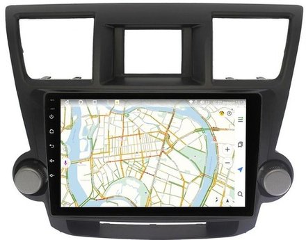 Магнитола для Toyota Highlander 2007-2013 (крутилки декоративные) - Vaycar VA77-0035 на Android 13, 8-ядер, 2Гб-32Гб, 4G SIM-слот