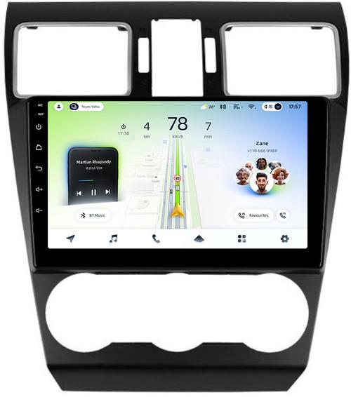 Магнитола для Subaru Forester 4 2015-2018, Impreza 4, XV 1 - Teyes CC4L монитор 9" IPS на Android 14, Snapdragon 662, CarPlay, 4G SIM-слот