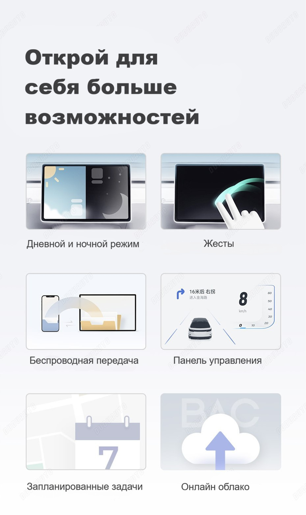 Мультимедиа блок для Lada 2021+ со штатным USB CarPlay - Kuberg DUDU на Android 13, 4G SIM-слот, 8/128Гб