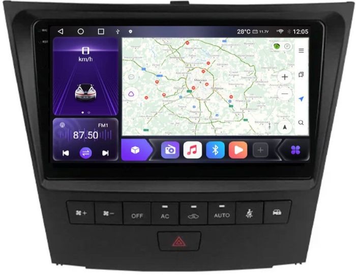Магнитола для Lexus GS III 2005-2012 - Kuberg OL-9564 QLed+2K, Android 12, TS10, CarPlay, 4G SIM-слот