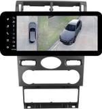 Магнитола для Ford Mondeo 3 2000-2006 (климат) - Teyes LUX ONE 360 монитор 12.3" 2K QLED на Android 10, Быстрая, CarPlay, 4G SIM-слот, 4 камеры в комплекте