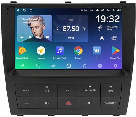 Магнитола для Lexus IS200 XE10, Toyota Altezza 1998-2004 - Teyes CC2 PLUS монитор 9" QLED на Android 10, ТОП процессор, 4Гб+64Гб, 4G SIM-слот