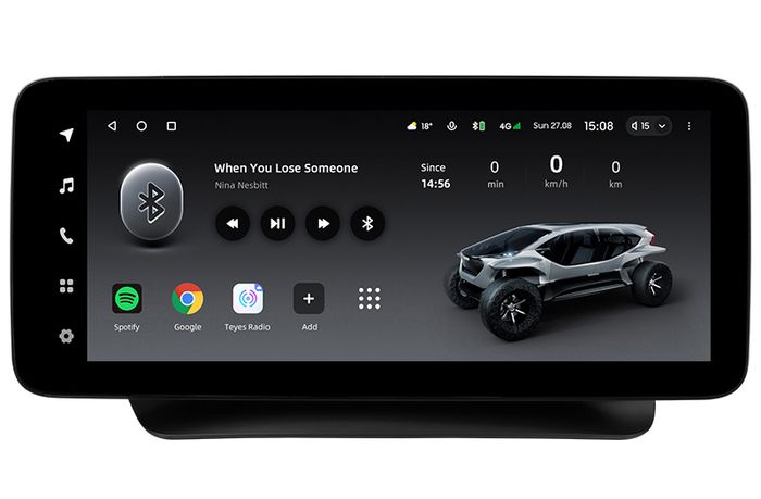 Магнитола для Mercedes-Benz E C207 купэ левый руль 2012-2015 NTG 4.5 - Teyes LUX ONE монитор 12.3", Android 10, 6+128Гб, CarPlay, 4G SIM-слот
