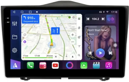 Магнитола для Lada Granta 2018+ - FarCar BM1206M монитор 9.5" QLED на Android 14, TS10, 4+32Гб, CarPlay, 4G SIM-слот