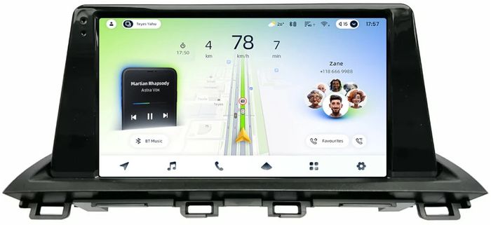 Магнитола для Mazda CX-4 2016-2024 (ШГУ цветной) - Teyes CC4L монитор 9" IPS на Android 14, Быстрая, Snapdragon 662, CarPlay, 4G SIM-слот