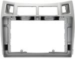 Магнитола для Toyota Vitz 2, Yaris 2 2005-2011 (рамка серебро) - Teyes LUX ONE 360 монитор 12.3" 2K QLED на Android 10, Быстрая, CarPlay, 4G SIM-слот, 4 камеры в комплекте