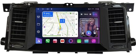Магнитола для Nissan Patrol Y62, Infiniti QX56/QX80 2010-2017 (поддержка Bose, 360 и мониторов, рамка тип 3) - FarCar XXL9-9639F3+RZ монитор 9.5" 2K QLED на Android 14, TS20, 8+256Гб, CarPlay, 4G SIM-слот