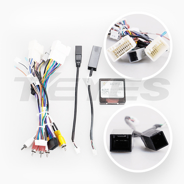 Проводка для установки магнитолы в Mitsubishi 2012-2022 (CAN SS, CAM, 360, AMP, CLIM, AUTO)
