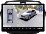 Магнитола для Suzuki SX4 2 2013-2021 (штатная КЗВ) - Teyes CC3-2K-360 монитор 13" 2K QLED на Android 10, Быстрая, CarPlay, 4G SIM-слот, 4 камеры в комплекте