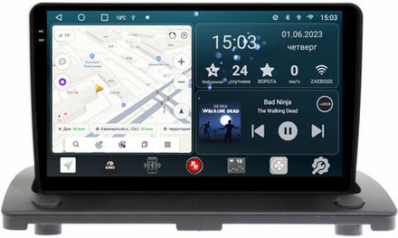 Магнитола для Volvo XC90 2006-2014 - RedPower 190 Android 10, QLED+2K, ТОП процессор, 6Гб+128Гб, CarPlay, SIM-слот