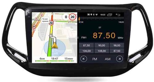 Магнитола для Jeep Compass 2016+ - Parafar PF997RN2K на Android 13, QLED+2K, ТОП процессор, 4Гб+32Гб, CarPlay, 4G SIM-слот