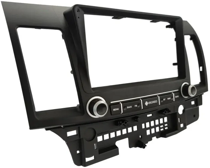 Магнитола для Mitsubishi Lancer X 2007-2016 (рамка с крутилками и кнопками) - Teyes CC3 на Android 10, QLED, ТОП процессор, 4Гб+32Гб, CarPlay, 4G SIM-слот