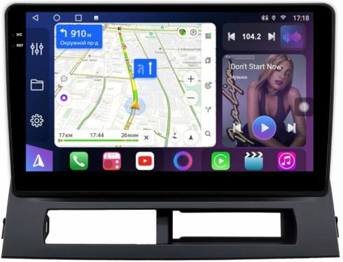 Магнитола для Toyota Prius 20 2003-2011 (наверх) - FarCar 9613F2 монитор 9.5" QLED на Android 14, TS18, CarPlay, 4G SIM-слот