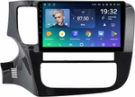 Магнитола для Mitsubishi Outlander 3 2012-2022 (овальный климат) - Teyes CC2 PLUS монитор 9" QLED на Android 10, ТОП процессор, 4Гб+64Гб, 4G SIM-слот