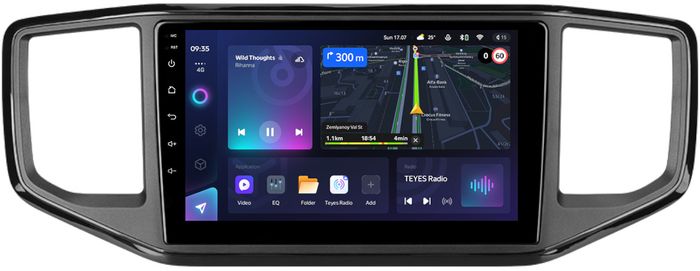Магнитола для Volkswagen Amarok 1 2016-2020 - Teyes CC3L монитор 9" IPS на Android 10, CarPlay, 4G SIM-слот