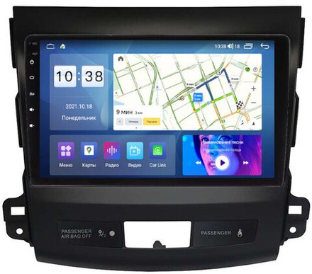 Магнитола для Mitsubishi Outlander XL, Peugeot 4007, Citroen C-Crosser - Parafar PF056LUX1XHD на Android 13, 8-ядер, 4Гб+64Гб, CarPlay, 4G SIM-слот