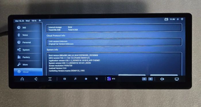 Магнитола для Jeep Grand Cherokee WK2 2013-2022 (ШГУ 8.4") - Kuberg монитор 15.6" LUX на Android 13, Быстрая, CarPlay, 4G SIM-слот